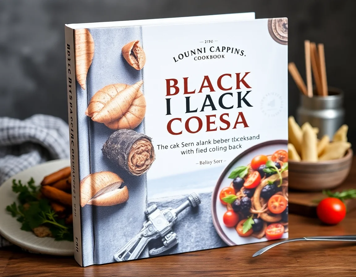 Book cover for a cookbook about Black Sea cuisine.